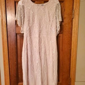 Adrianna Papell beaded cocktail dress